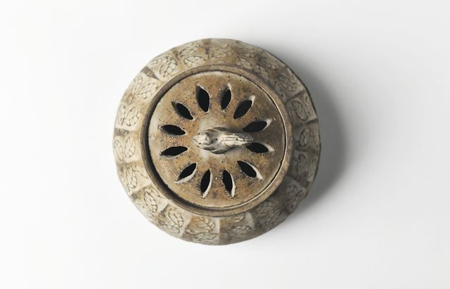 雪ノ浦裕一 16 漆黒印花香炉 ｜ 暮らしのうつわ花田 和食器 通販