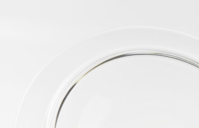 河上智美エッジプレートフラット（クリア）｜暮らしのうつわ花田和食器通販