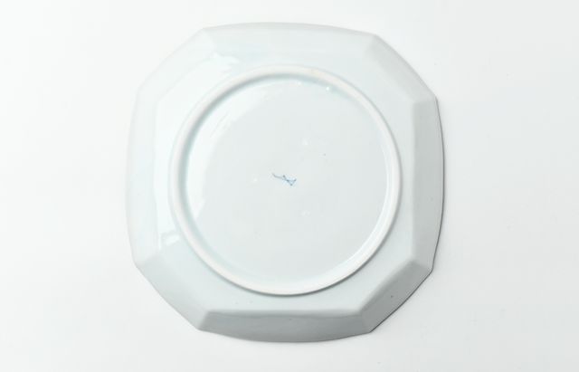 宮岡麻衣子 19 白磁隅切角皿 ｜ 暮らしのうつわ花田 和食器 通販
