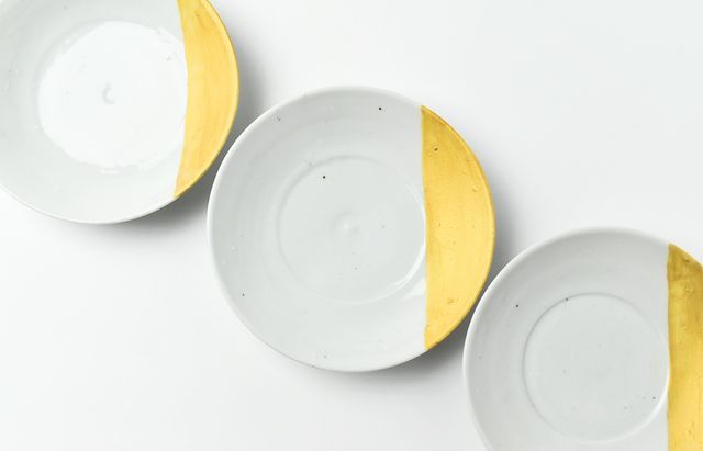 中尾万作 52 金サビ掛分5寸皿 ｜ 暮らしのうつわ花田 和食器 通販