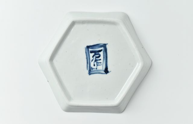 中尾万作 73 白磁六角型打皿 ｜ 暮らしのうつわ花田 和食器 通販