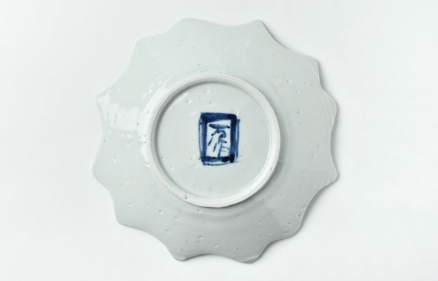 中尾万作 59 白磁四稜7寸皿 ｜ 暮らしのうつわ花田 和食器 通販
