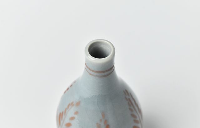 稲村真耶 渋蒼釉小瓶C ｜ 暮らしのうつわ花田 和食器 通販
