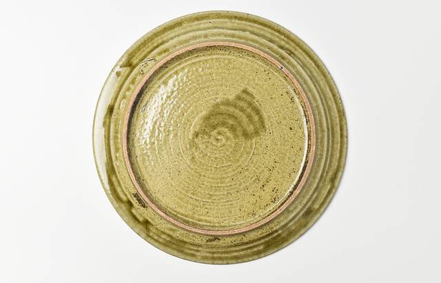 余宮隆 1 灰釉リム皿（LL） ｜ 暮らしのうつわ花田 和食器 通販