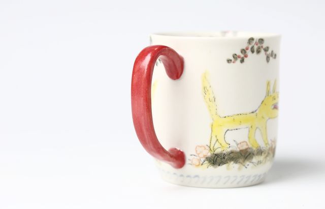 松浦ナオコ 14B オオカミのマグカップ（探検の途中で） ｜ 暮らしの