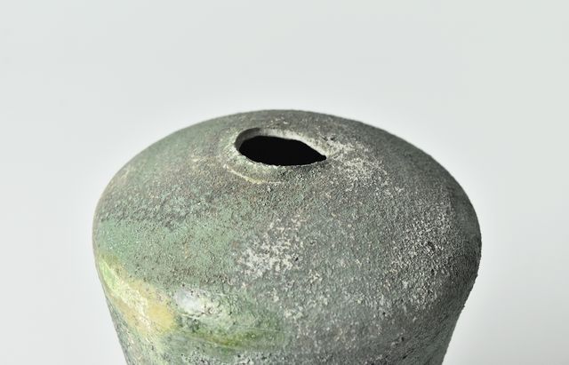 野口悦士 262 緑青 ボトル ｜ 暮らしのうつわ花田 和食器 通販