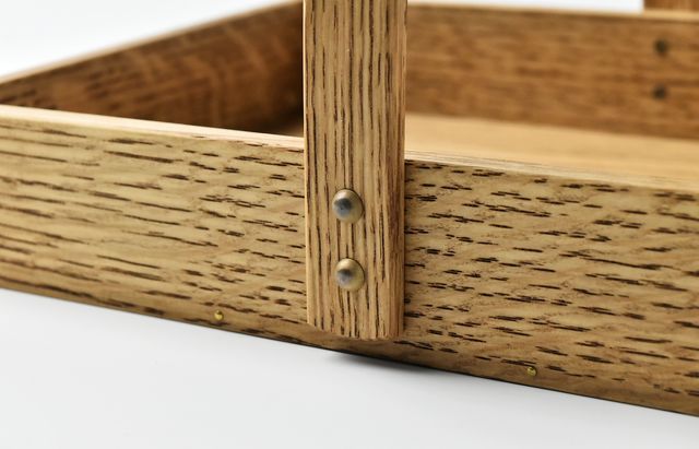 岡野達也 1 ワンハンドルトレー（オーク） ｜ 暮らしのうつわ花田 和