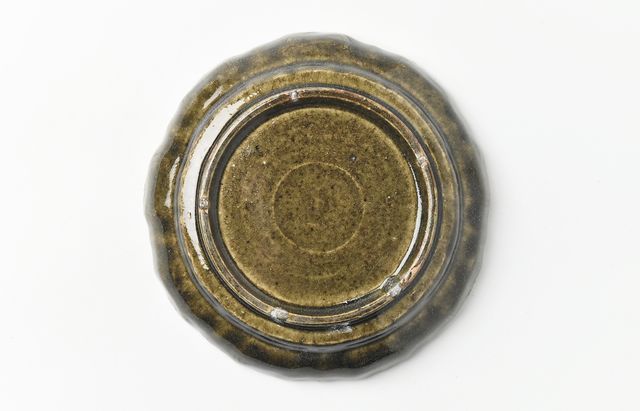 日高伸治 6B 菓子鉢 アメ緑釉 ｜ 暮らしのうつわ花田 和食器 通販