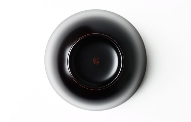 佐々木暢子 あさがお飯椀 溜 水目桜 ｜ 暮らしのうつわ花田 和食器 通販