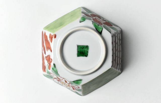 古川桜 3 カメリア六角小鉢 ｜ 暮らしのうつわ花田 和食器 通販