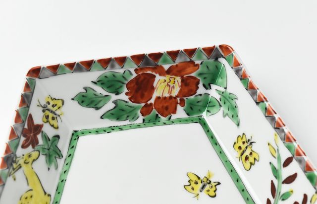 古川桜 5B 猪鹿蝶五角中鉢 ｜ 暮らしのうつわ花田 和食器 通販