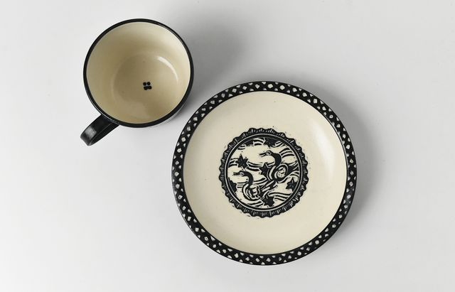 矢島操 26F カキオトシ絵がわりC＆S ｜ 暮らしのうつわ花田 和食器 通販