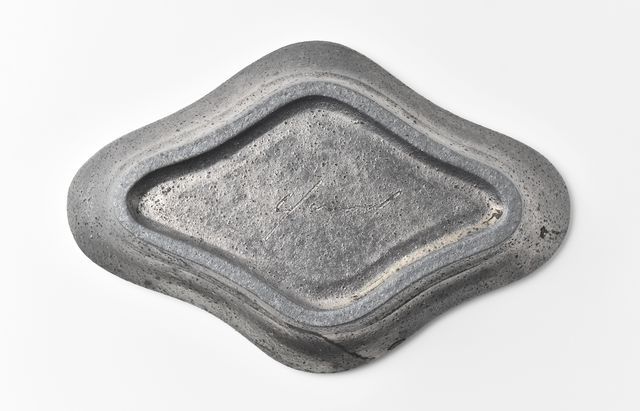 山本哲也 27 sabi-刷毛目銀彩木瓜形皿 ｜ 暮らしのうつわ花田 和食器 通販