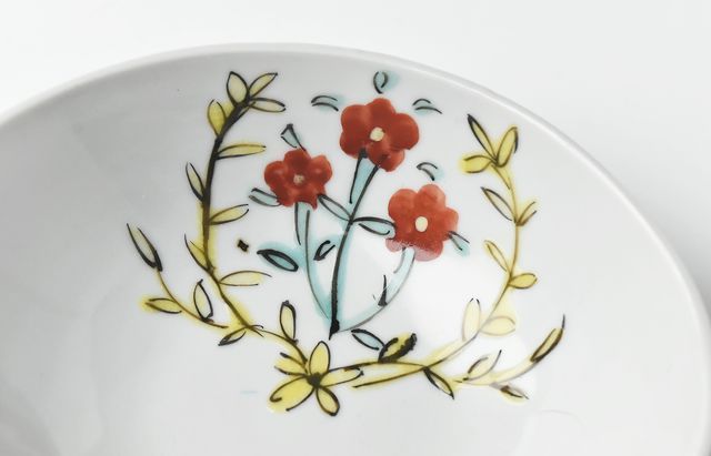 九谷青窯 156 色絵楕円小鉢 ｜ 暮らしのうつわ花田 和食器 通販