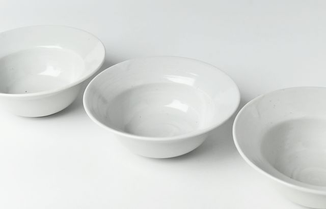 九谷青窯 157 白磁兜鉢 ｜ 暮らしのうつわ花田 和食器 通販