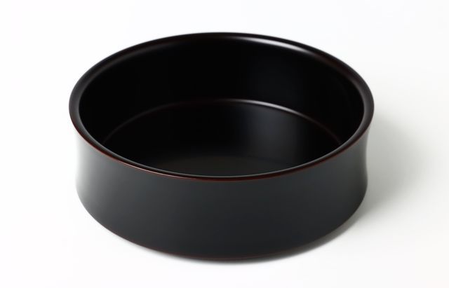 浄法寺 7寸二段丸重（溜） ｜ 暮らしのうつわ花田 和食器 通販