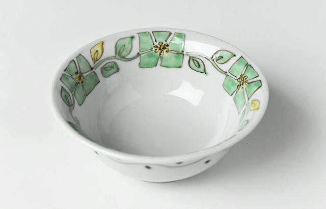 横井佳乃 14 4.5寸鉢 色絵 花めぐり ｜ 暮らしのうつわ花田 和食器 通販