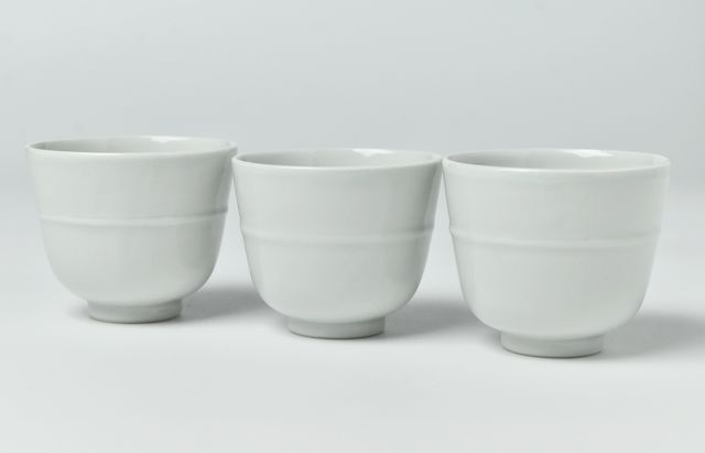 水野克俊　茶碗　6個セット 水野克俊 白磁胴紐汲出 ｜ 暮らしのうつわ花田 和食器 通販
