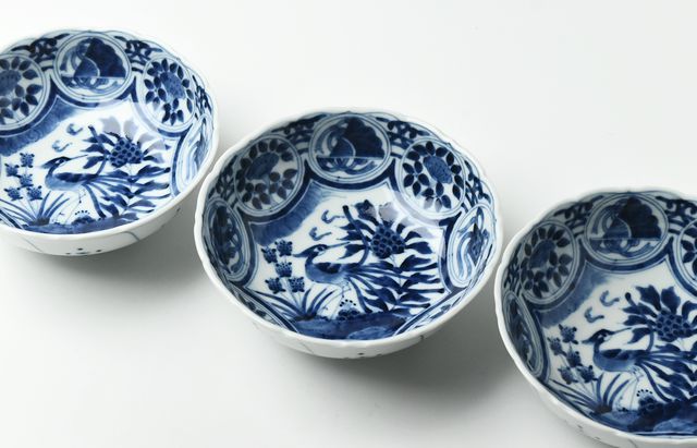 岩永 浩 芙蓉手花鳥文輪花深向付 ｜ 暮らしのうつわ花田 和食器 通販