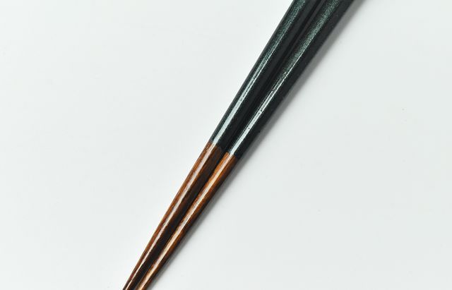 石川漆宝堂 五角箸 煌き 先摺 GLOSSY BLUE ｜ 暮らしのうつわ