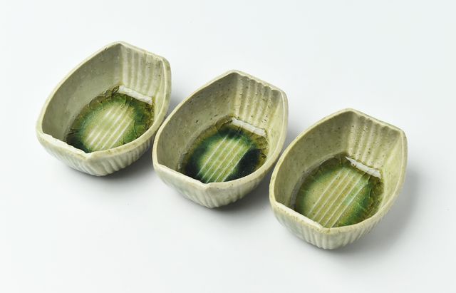 雪ノ浦裕一 12 緑釉楕円豆鉢 ｜ 暮らしのうつわ花田 和食器 通販