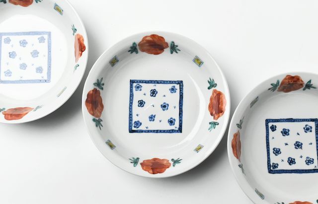  花柄皿 6枚セット 楽天市場】【ふるさと納税】高浜焼 肥後六花 六角小皿セット 6枚 6種