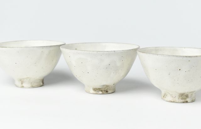 八木橋昇 7 粉引マット丸飯碗深 ｜ 暮らしのうつわ花田 和食器 通販