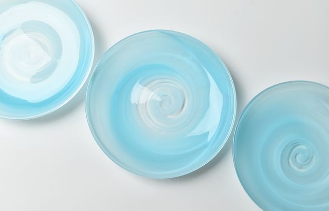 河上智美 ターコイズ5.5寸皿 ｜ 暮らしのうつわ花田 和食器 通販