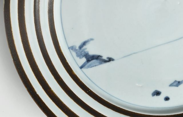 宮岡麻衣子 22 錆釉ぐるぐる山水文大皿 ｜ 暮らしのうつわ花田 和食器 通販