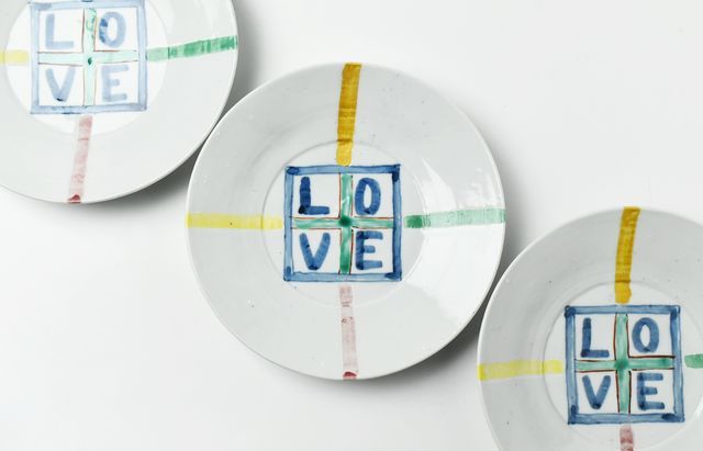 中尾万作 LOVE7寸皿 ｜ 暮らしのうつわ花田 和食器 通販