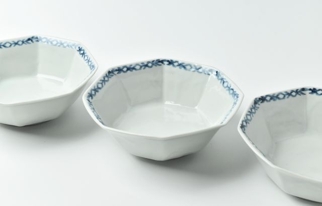 稲村真耶 印判5寸八角鉢 ｜ 暮らしのうつわ花田 和食器 通販