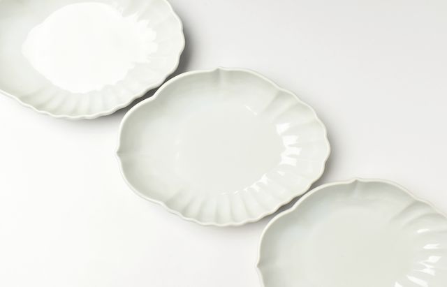 稲村真耶 菱花楕円浅鉢 ｜ 暮らしのうつわ花田 和食器 通販