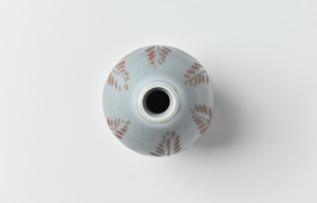 稲村真耶 渋蒼釉小瓶C ｜ 暮らしのうつわ花田 和食器 通販