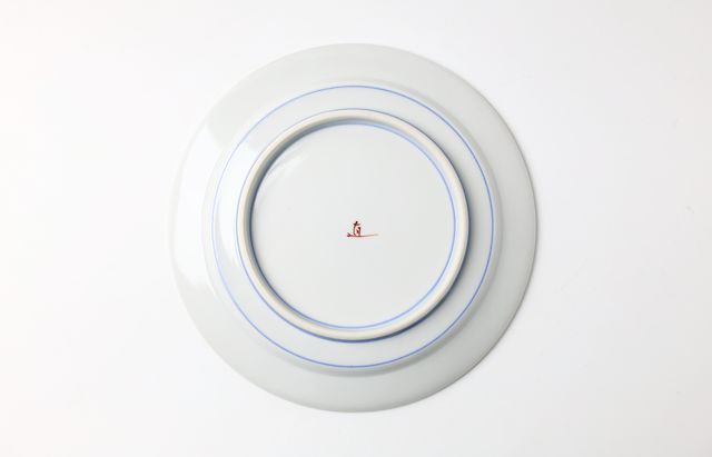 池島直人 26 青手折鶴図プレート皿 ｜ 暮らしのうつわ花田 和食器 通販