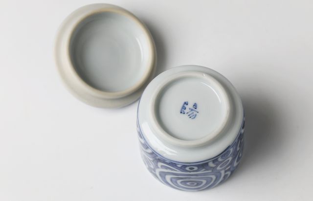 浦陽子 17A 祥瑞豆男蓋物 渦 ｜ 暮らしのうつわ花田 和食器 通販