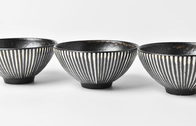 増渕篤宥 15 飯碗（トクサ・大） ｜ 暮らしのうつわ花田 和食器 通販