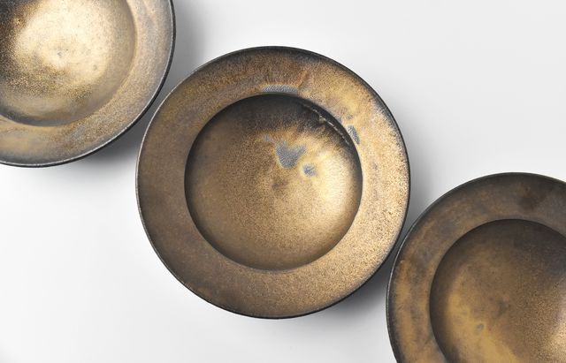 城進 37 金彩釉スープ皿 ｜ 暮らしのうつわ花田 和食器 通販