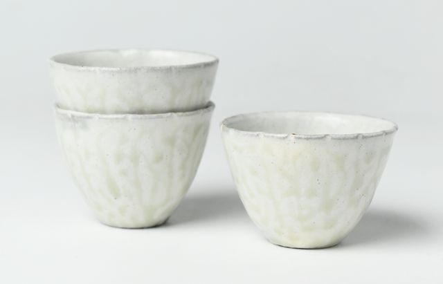 城進 65 白灰釉粉引くみだし3 ｜ 暮らしのうつわ花田 和食器 通販