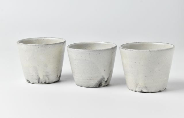 青木亮　粉引カップ　粉引湯呑 城進 51 粉引カップ ｜ 暮らしのうつわ花田 和食器 通販