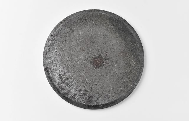 野口悦士 242 緑青 6寸平皿 ｜ 暮らしのうつわ花田 和食器 通販