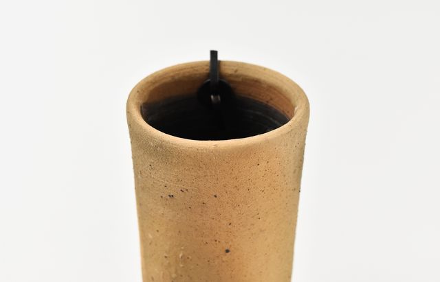 野口悦士 243 エレキナンバン筒掛花入 ｜ 暮らしのうつわ花田 和食器 通販