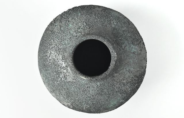 野口悦士 295 緑青 壺 ｜ 暮らしのうつわ花田 和食器 通販