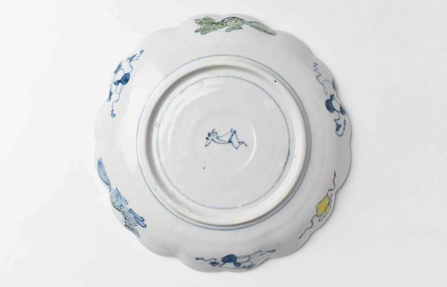 日高直子 17A 輪花大皿 オレの馬 ｜ 暮らしのうつわ花田 和食器 通販