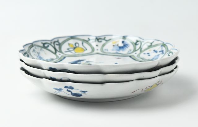 日高直子 18 輪花大皿 オレの瓢 ｜ 暮らしのうつわ花田 和食器 通販