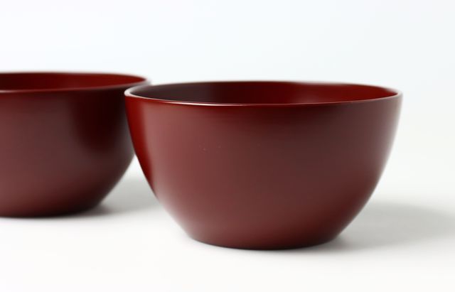 ふじい製作所 58 サラダボウル 上塗り 赤 ｜ 暮らしのうつわ花田 和