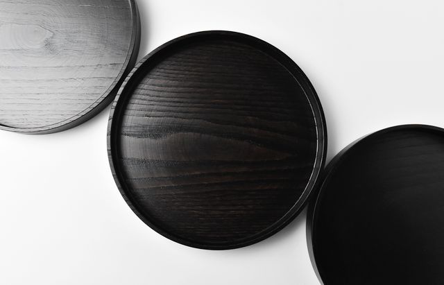 ふじい製作所 70 栗の盆 漆 240/30 ｜ 暮らしのうつわ花田 和食器 通販