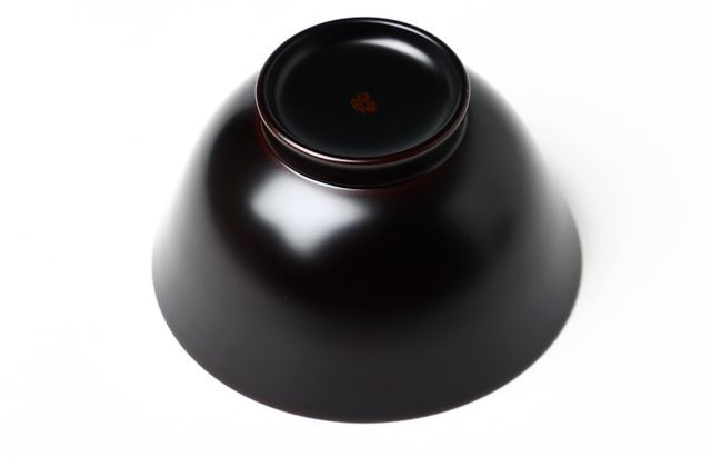 佐々木暢子 あさがお飯椀 溜 水目桜 ｜ 暮らしのうつわ花田 和食器 通販