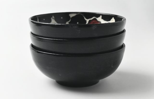 矢島操 9 赤花カキオトシ小鉢 ｜ 暮らしのうつわ花田 和食器 通販