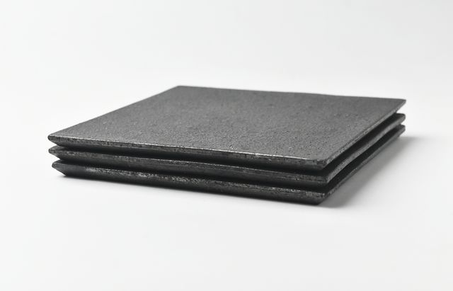 1019 四郎窯　辰砂　高台菓子器 山本哲也 25 sabi-四方菓子皿 ｜ 暮らしのうつわ花田 和食器 通販