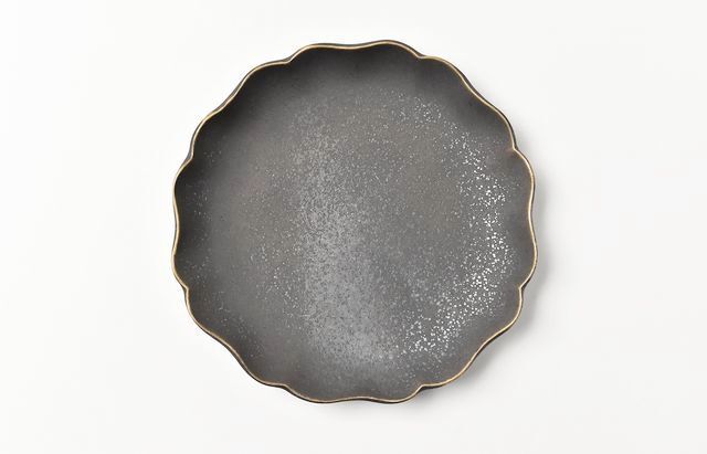 山本哲也 28 黒釉輪花C＆S ｜ 暮らしのうつわ花田 和食器 通販